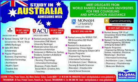 Australia Admission Week