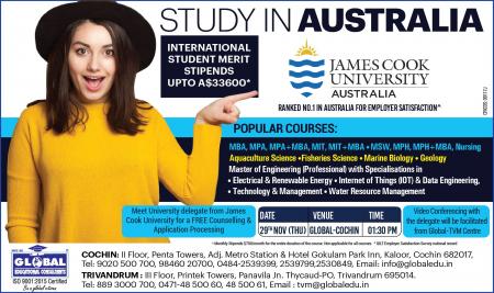 JAMES COOK UNIVERSITY SCHOLARSHIPS